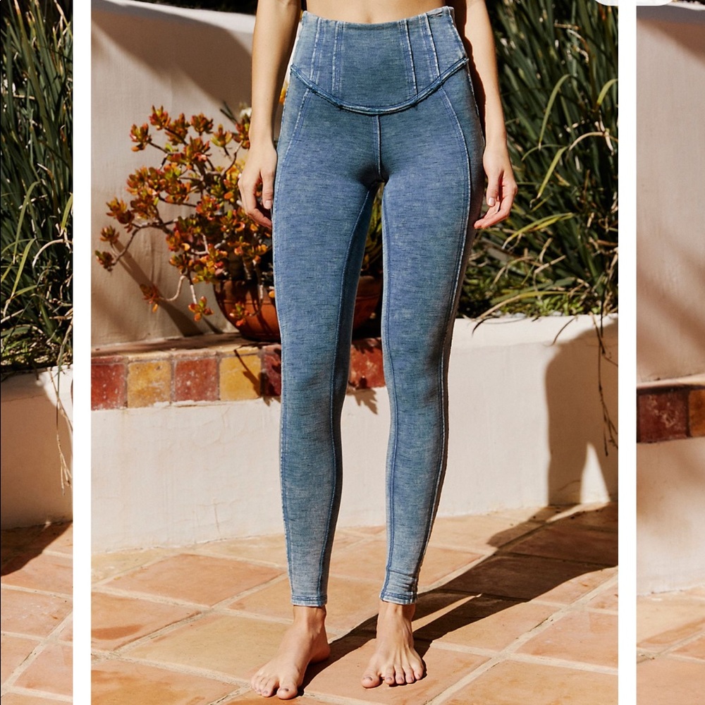 Free People high rise ankle length hybrid legging